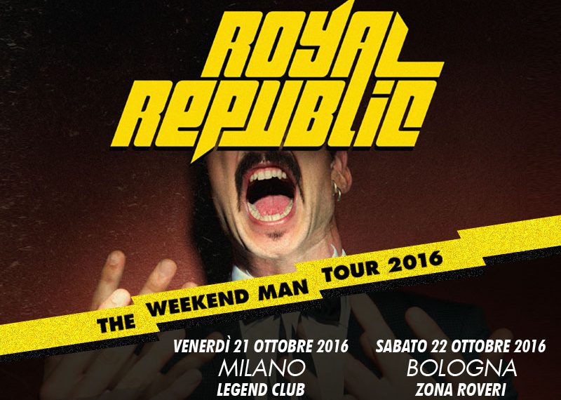 Il Rock’n’roll arriva in Italia con i Royal Republic