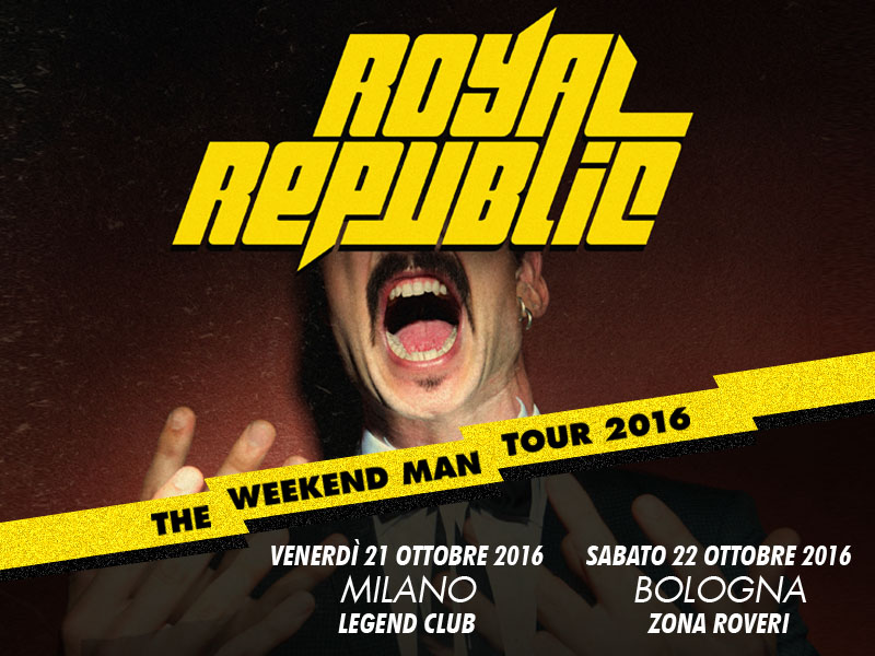 Il Rock’n’roll arriva in Italia con i Royal Republic