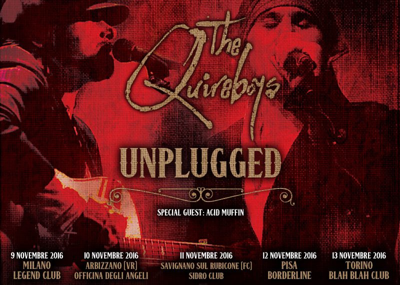The Quireboys: nuova data e special guest per il tour unplugged!